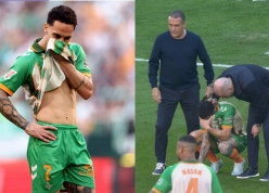 Antony bật khóc nức nở ngay trên sân