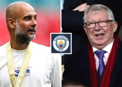 HLV Pep Guardiola chính thức vượt qua Sir Alex Ferguson