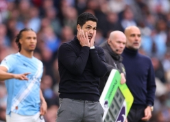 HLV Mikel Arteta thốt lên 1 điều khi Arsenal gục ngã trước Man City