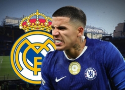 Enzo Fernandez có mặt tại Madrid