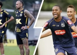 Neymar xô xát với con trai Robinho