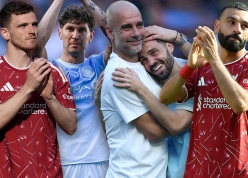 Ngoại hạng Anh nghẹn ngào chia tay Pep Guardiola, Bernardo Silva và Salah