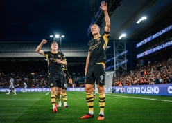 Haaland chói sáng, Man City thắng đậm ngay trên sân Crystal Palace