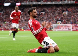 Bruno lập hat-trick, MU đại thắng trong trận cầu 7 bàn