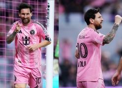 Messi chói sáng, Inter Miami thắng tưng bừng tại MLS