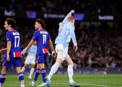 Haaland lập cú đúp, Man City vẫn thảm bại trước PSG ngay tại Etihad