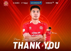 Đội bóng Công An chính thức chia tay nhà vô địch Đông Nam Á