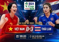 Lịch thi đấu bóng chuyền nữ SEA V.Cup 2026 chặng 2: Việt Nam tái đấu Thái Lan