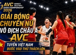 Trực tiếp bóng chuyền nữ vô địch châu Á 2026 phát trên kênh nào?