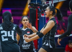 Bóng chuyền nữ Indonesia thắng thuyết phục Australia, giành vé vào tứ kết châu Á