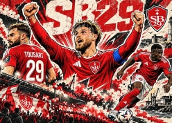 Đội hình tiêu biểu Ligue 1 vòng 6: Brest vượt mặt PSG