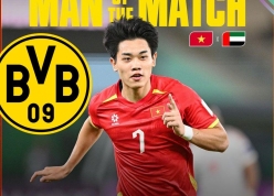 Đình Bắc của U23 Việt Nam bất ngờ được 'đại gia' Đức Dortmund gọi tên