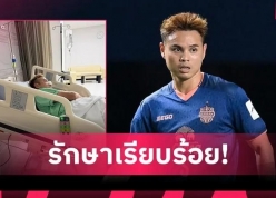 'Vua cùi chỏ' Theerathon Bunmathan bị gãy mũi khi gặp CLB Trung Quốc
