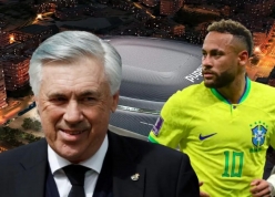 HLV Ancelotti nói thẳng về cơ hội dự World Cup của Neymar