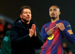 Simeone 'toát mồ hôi' vì gặp Barca ở tứ kết Champions League