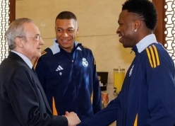 Mbappe bị Perez 'cho ra rìa', Vinicius chiếm trọn ngai vàng Real
