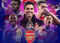 Bất tử tại Champions League, Arsenal cân bằng kỷ lục nửa thế kỷ