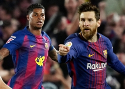Chỉ một cú đá, Rashford phá luôn dấu ấn 'độc tôn' của Messi