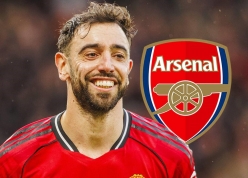 Bruno Fernandes thừa nhận sao Arsenal là mảnh ghép hoàn hảo với MU