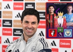 Arteta gửi lời đặc biệt đến Bournemouth trước màn đại chiến với Man City