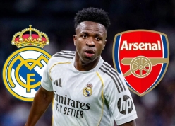 Arsenal định mở tiệc, tín hiệu từ phía Vinicius khiến tất cả đứng hình