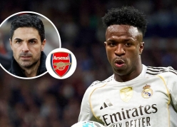 Arsenal nhận cảnh báo chấn động vì bom tấn Vinicius