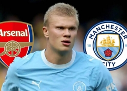 Phản ứng của Haaland giữa biến cố Man City, Arsenal tính chơi tất tay