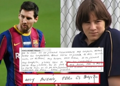 3 bản đánh giá tuyển trạch của Barca về Messi năm 13 tuổi