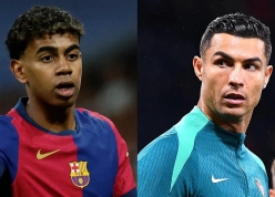 18 tuổi, sao Liverpool đã sánh vai với Ronaldo và Yamal