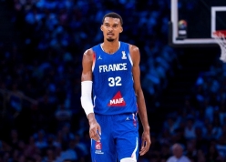 Wemby trở lại, tuyển Pháp lập tức “càn quét” vòng loại FIBA World Cup