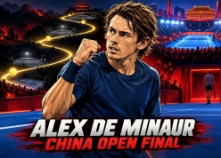 Đối thủ bỏ cuộc, De Minaur thẳng tiến vào chung kết chờ Djokovic hoặc Medvedev