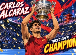 Vượt khó thành công, Carlos Alcaraz bảo vệ thành công chức vô địch ATP Japna Open