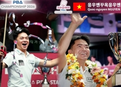CHÍNH THỨC: Cơ thủ Việt Nam đi vào lịch sử với chức vô địch PBA Tour trên đất Hàn Quốc
