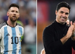 Không phải Messi hay Yamal, Arteta gây bất ngờ khi chọn những cầu thủ hay nhất thế giới