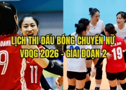 Lịch thi đấu bóng chuyền nữ hôm nay 14/10
