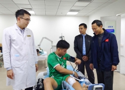 VFF có hành động với tuyển thủ Việt Nam bị đứt dây chằng