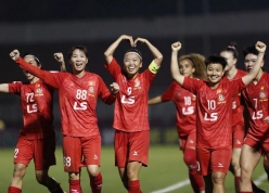 Đội bóng Việt Nam chính thức bước vào tứ kết giải châu Á