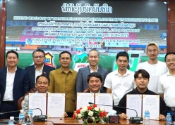 Đội bóng Lào đón tin cực vui từ bầu Đức trước mùa giải mới