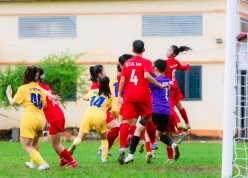 Lượt 3 U16 nữ Quốc gia: Phong Phú Hà Nam thắng thuyết phục