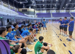 Tuyển futsal Việt Nam bước vào buổi tập đầu tiên tại Thái Lan