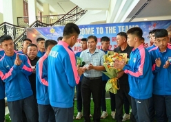 Đối thủ cuối cùng của tuyển Việt Nam chính thức có mặt tại Phú Thọ