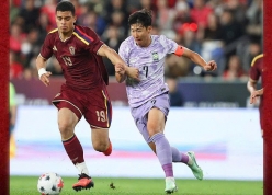 Son Heung min bất lực, Hàn Quốc hoà cay đắng trước Venezuela