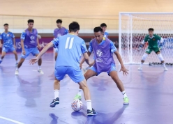 Tuyển futsal Việt Nam tập làm quen sân thi đấu chính thức