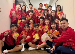 VFF quan tâm tới ĐT futsal nữ Việt Nam đón tết xa nhà