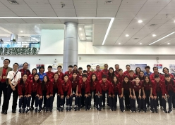 ĐT nữ Việt Nam về nước sau thất bại ở VCK Asian Cup