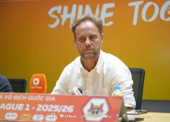 HLV Polking hài lòng sau chiến thắng quan trọng trước Ninh Bình