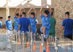 U17 Việt Nam thả lỏng tinh thần trước trận ra quân giải châu Á