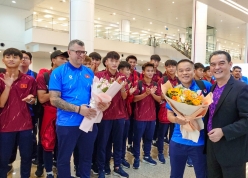 U17 Việt Nam chính thức về nước sau tấm vé World Cup lịch sử