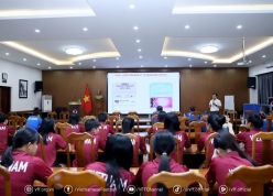 ĐT nữ Việt Nam tham gia tập huấn phòng, chống Doping trước ASIAD
