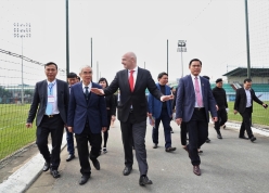 NÓNG: Chủ tịch FIFA xuất hiện ở SVĐ siêu khủng 60.000 chỗ của Việt Nam
